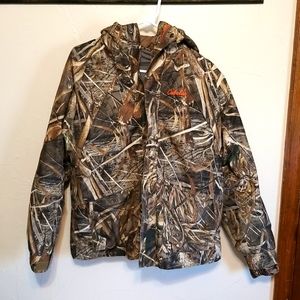Youth XL Cabelas Heavy dual layer camo hunting coat